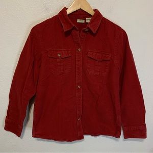 L.L. Bean Long sleeve Button-up Women’s Size Small